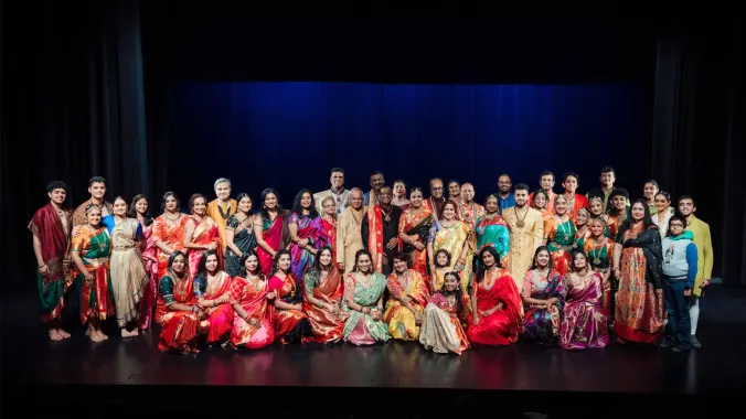 Performance photograph from a Roopa Arts Cultural Center production
